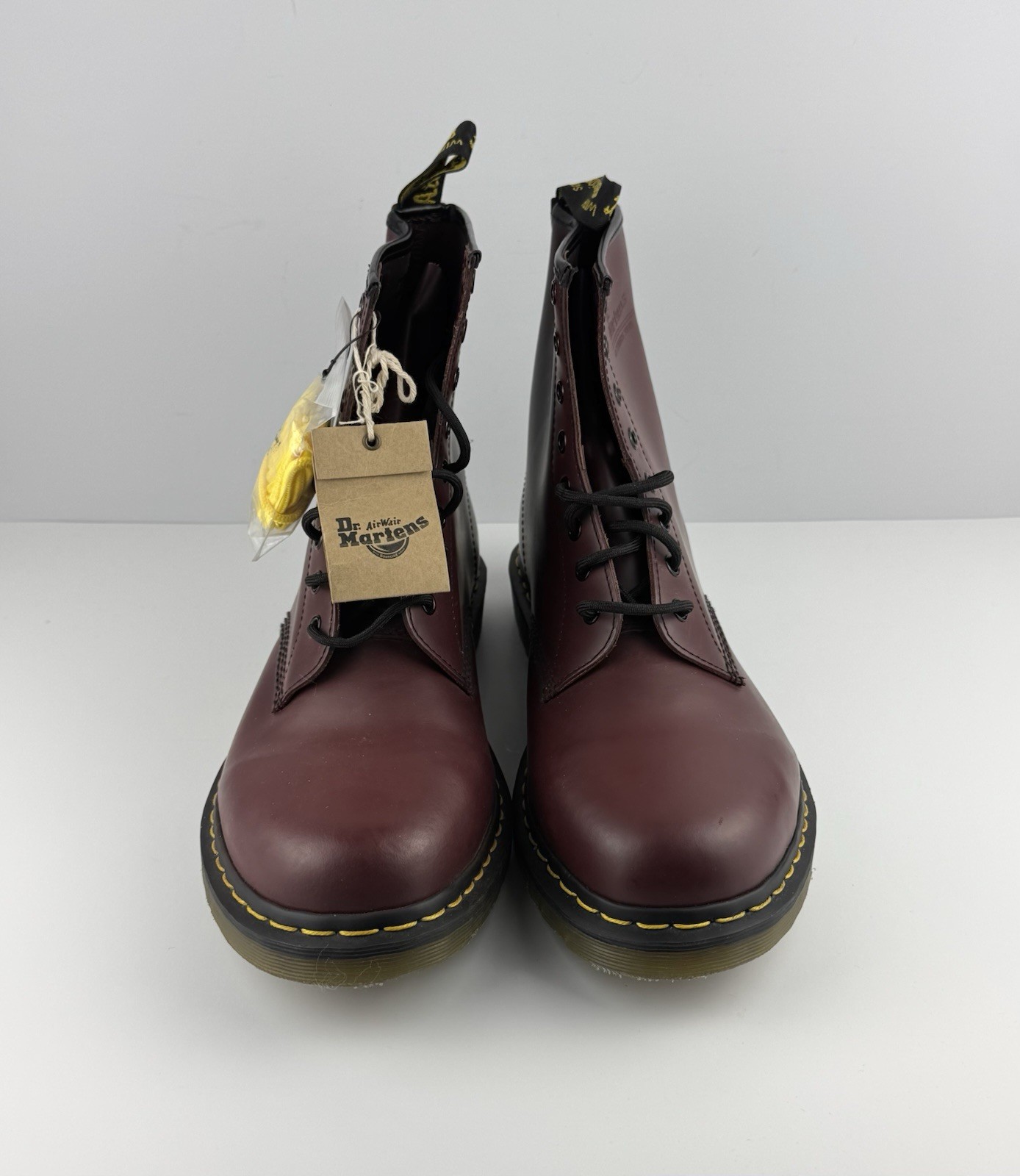 NEW Dr. Martens 1460 Men’s Cherry Red Smooth Leather Boots Size 13M, $370