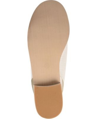 JOURNEE COLLECTION Womens White 0.5″ Platform Height Blanch Sandals 9