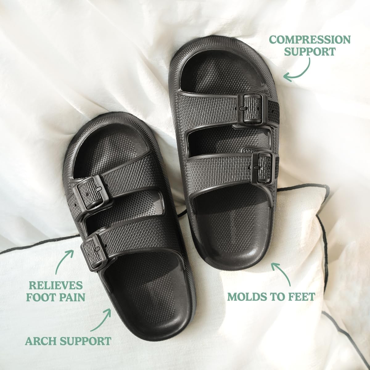 Pillow Slides Women’s and Men’s Pillow Sandals | Extremely Comfy | Ergonomicall