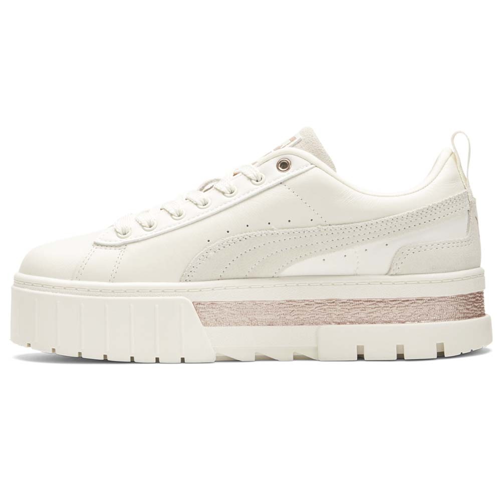 PUMA Mayze Wave Platform Womens Off White Sneakers Casual Shoes 39053501