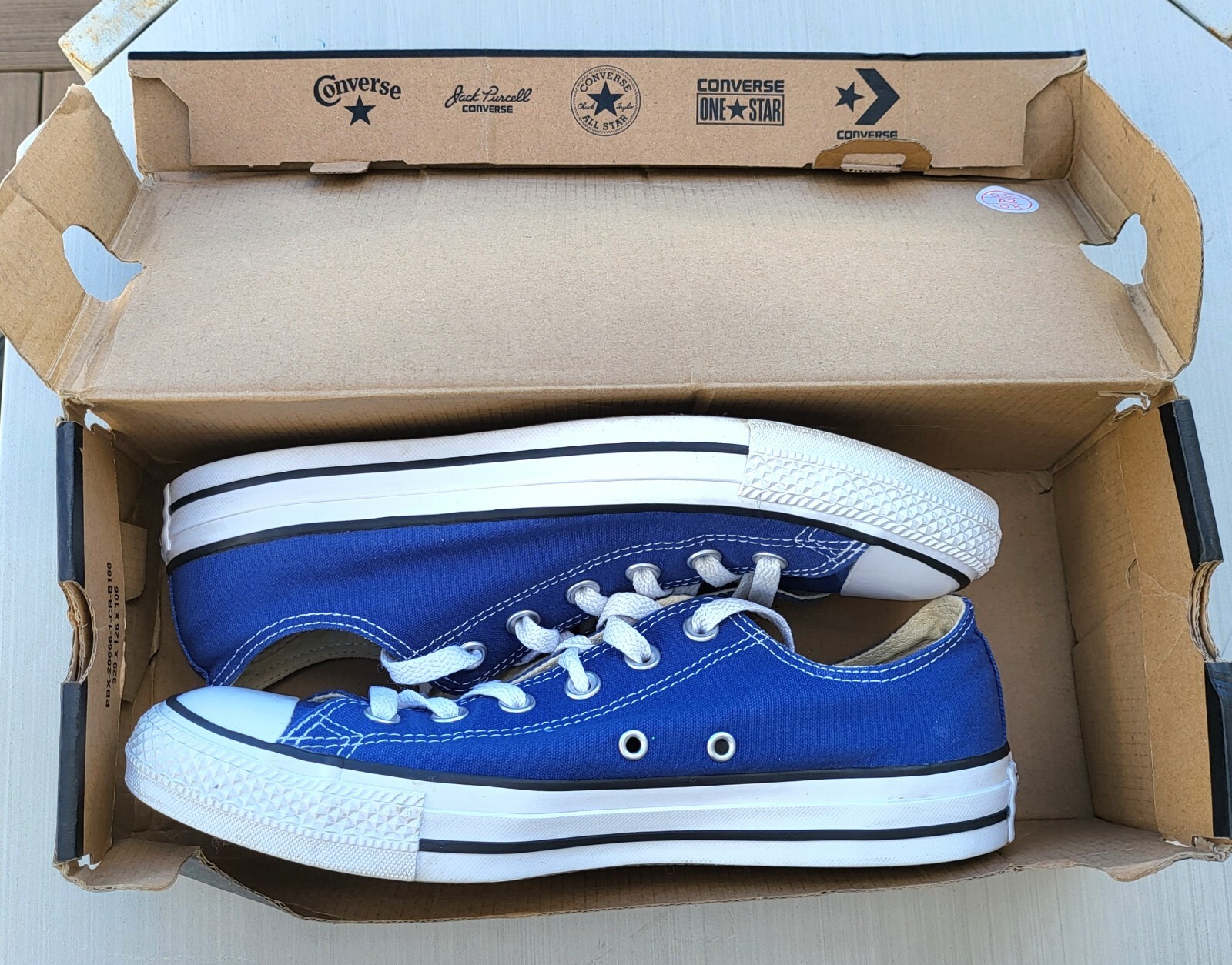 Converse Unisex Adults CTAS OX Sneakers Blue 151177F Low Top Lace Up M7 W9