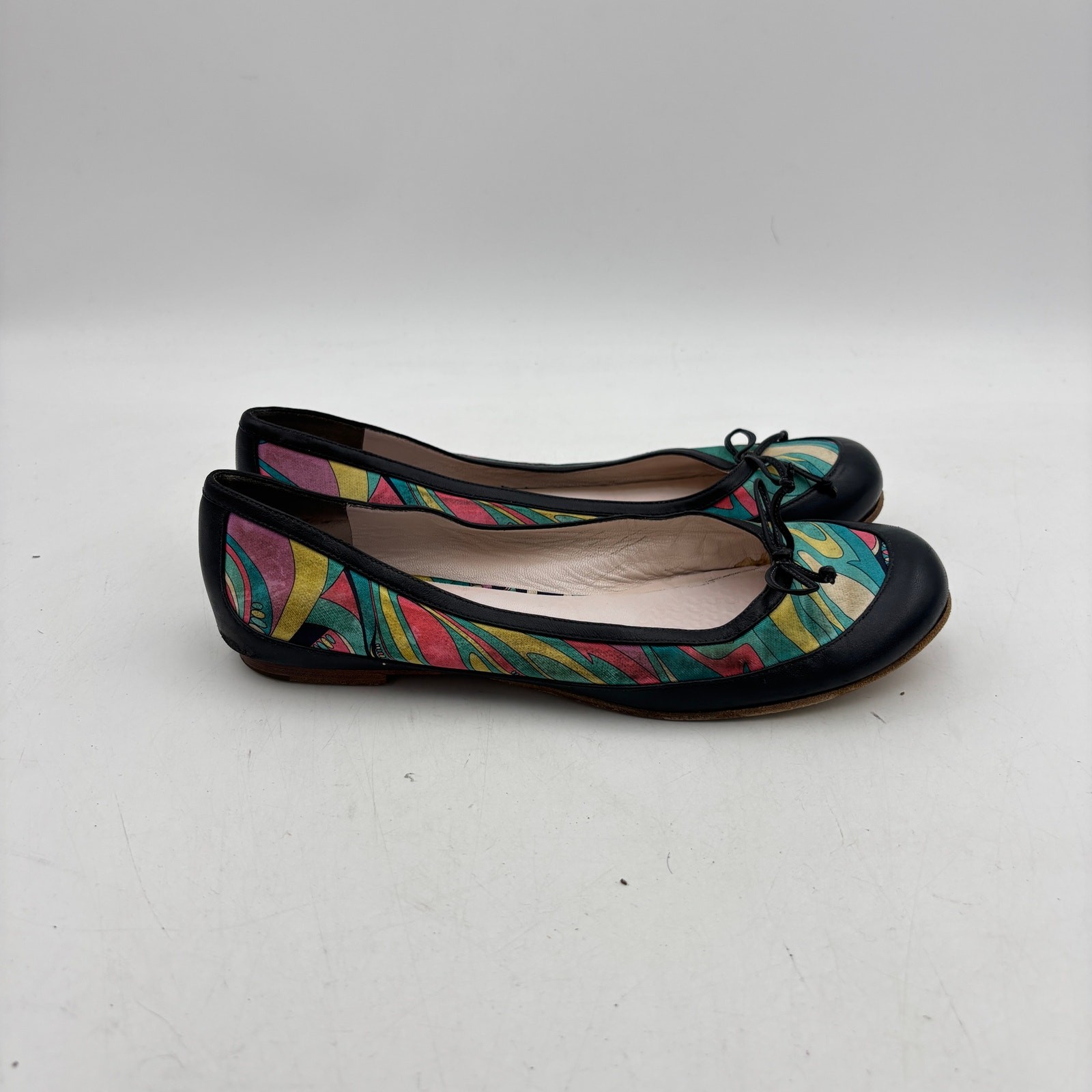 Vintage Emilio Pucci Firenze Printed Ballet Flats Women’s 37.5
