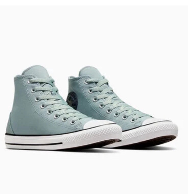NEW Converse CTAS Polyester & Suede Sneakers Wm 7.5 Mn 5.5 Teal Streetwear Urban