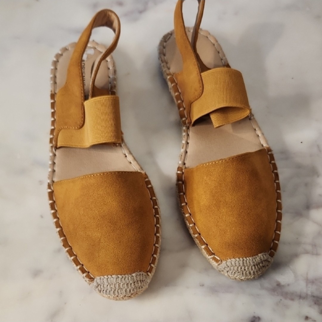 $129 Adrienne Vittadini Women’s Brown Angelo Espadrille Sandals Shoe Sz7