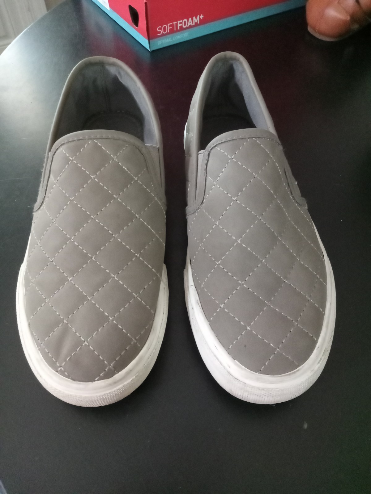 JENN ARDOR Slip On Sneakers Women Memory Foam Sports Walking Loafers Flats