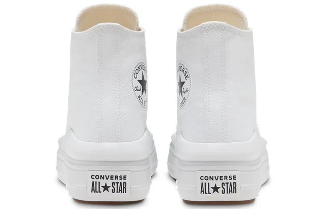 Converse Chuck Taylor All Star Move Platform Women Size 6.5 White New 568498C