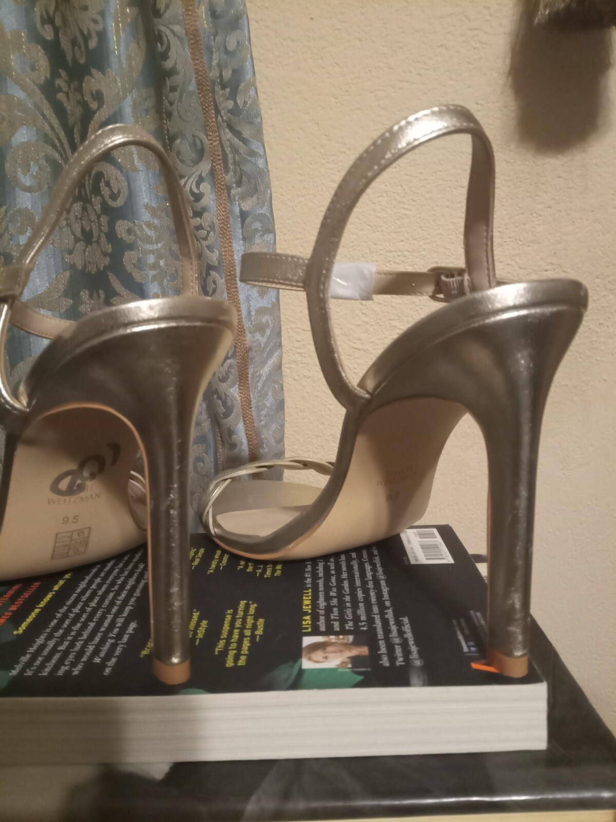 Stuart Weitzman Twistie Sandal Leather Ankle Strap High Heels Size 9.5 $295