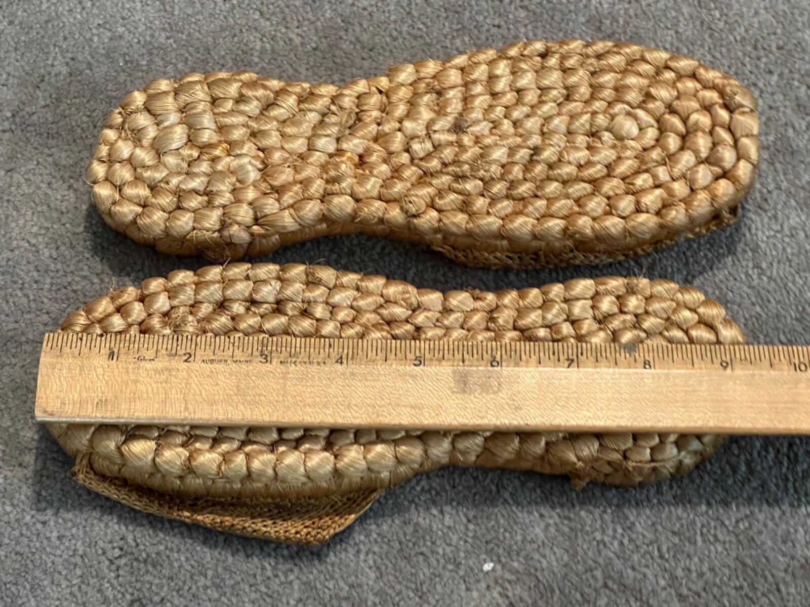 Vintage 1940’s Hand Woven Women’s Sandals from the Philippines