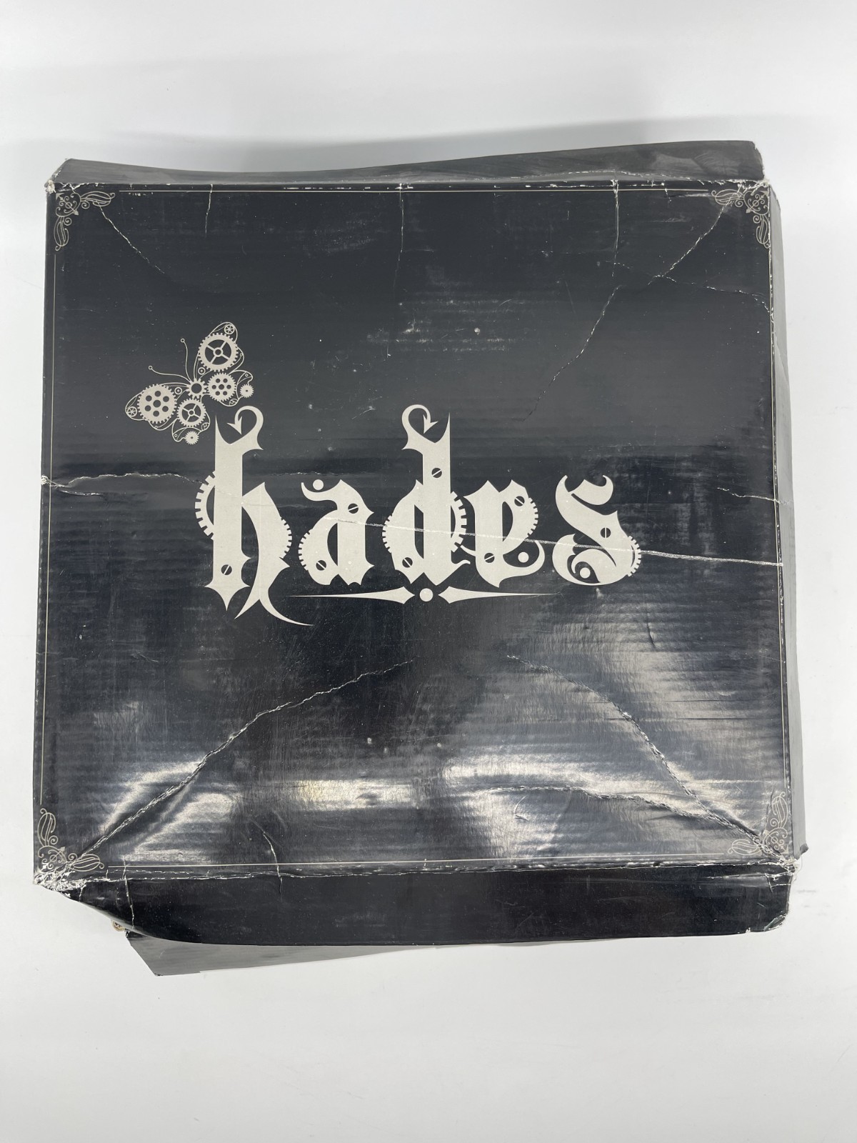 Hades Shoes – Talon – Burgundy Spiked 5″ Heel – Size 10