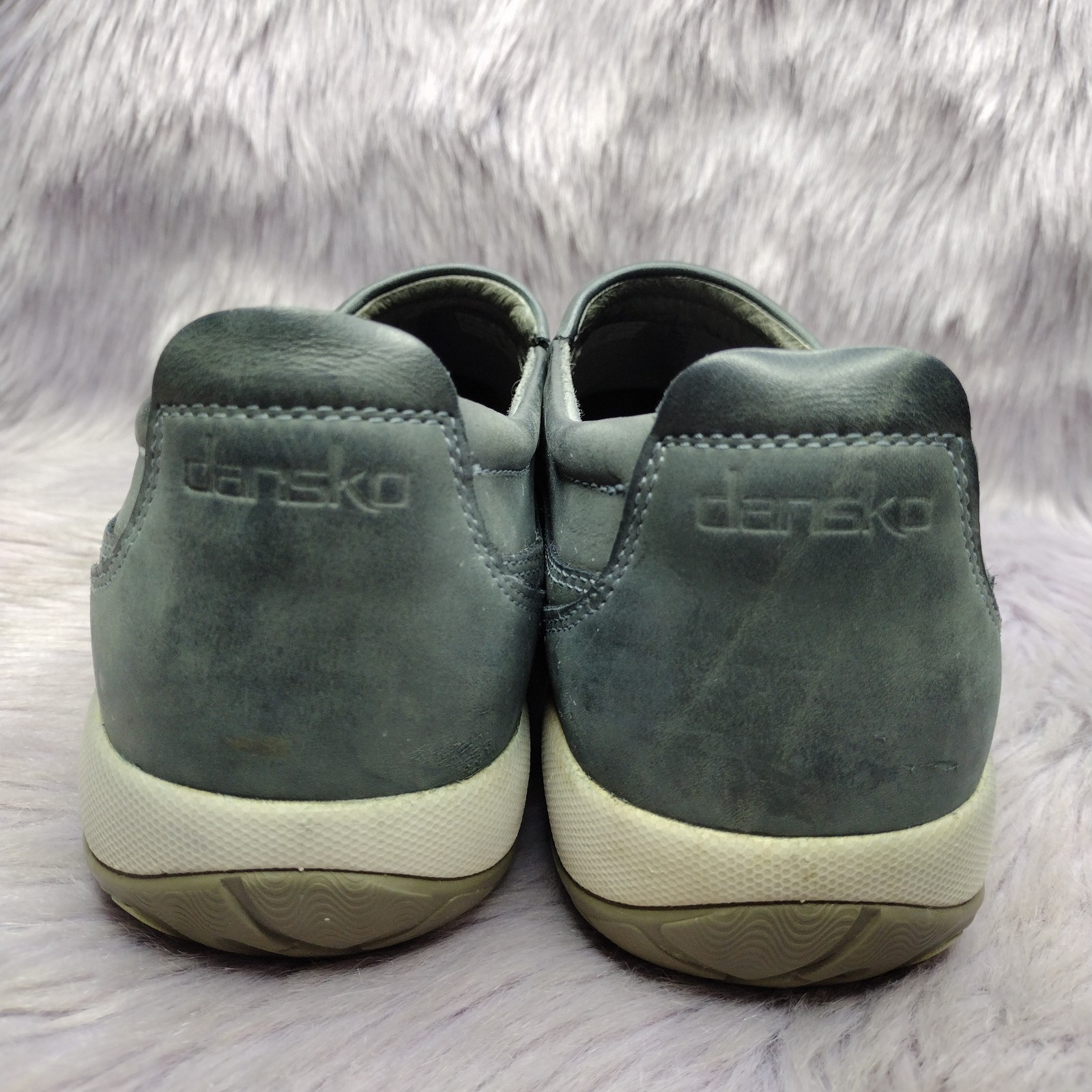 Dansko Women’s Patti Milled Navy Nubuck Leather Slip-On Shoe Size 40 9.5-10