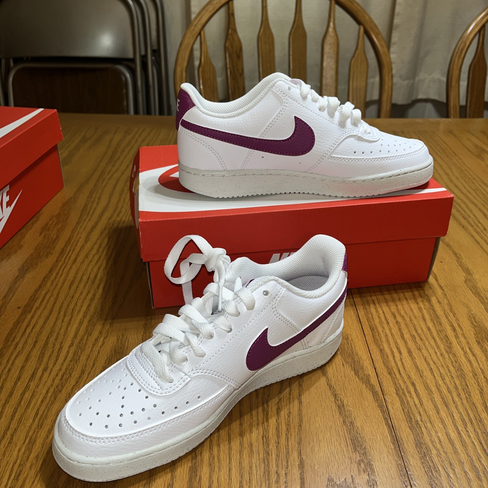 Nike Court Vision Low NN Women 6.5 Casual Shoes DH3158-500 Cactus Flower PinkNew