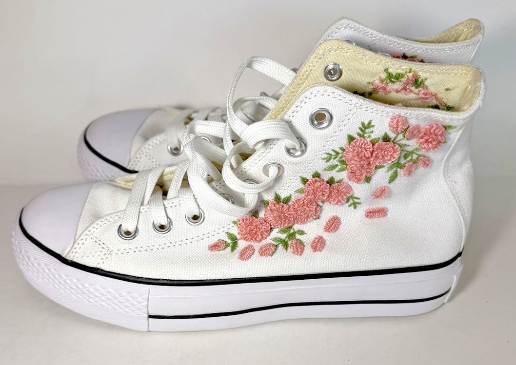 CONVERSE Customized by AdroitlyBeeCorner Chuck Taylor All Star Lift Platform W7