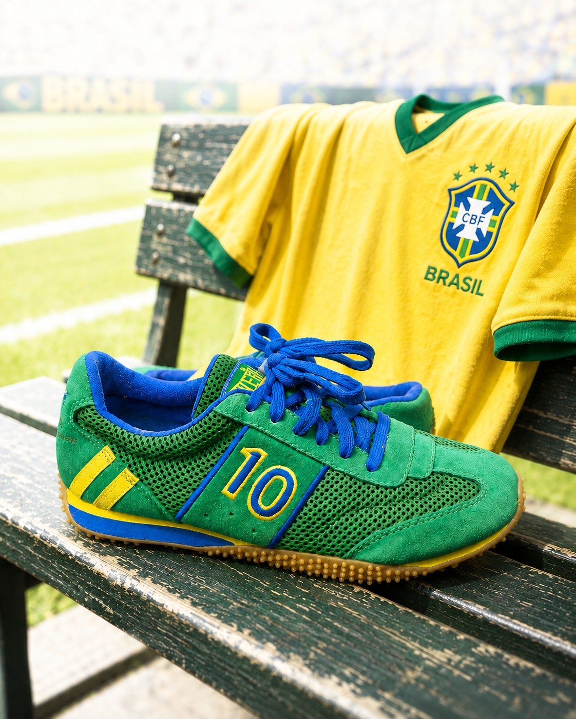 Vintage Everlast Bronx NY #10 Brazil Pele Colorway Training Shoes Women’s 6