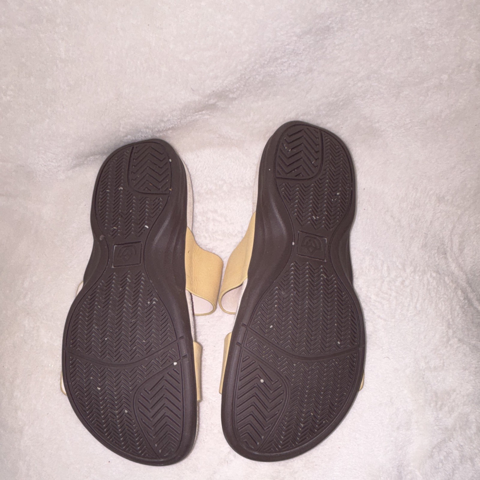 SPENCO VISTA LEATHER SLIDE SANDALS SZ 7 (A5)