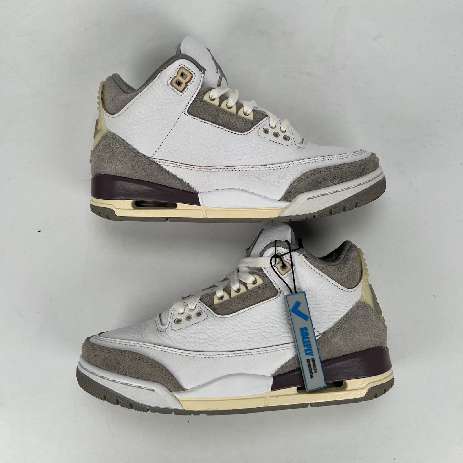 Jordan 3 Retro SP A Ma Maniere White Medium Grey DH3434-110 Womens 6 Kids 4.5Y