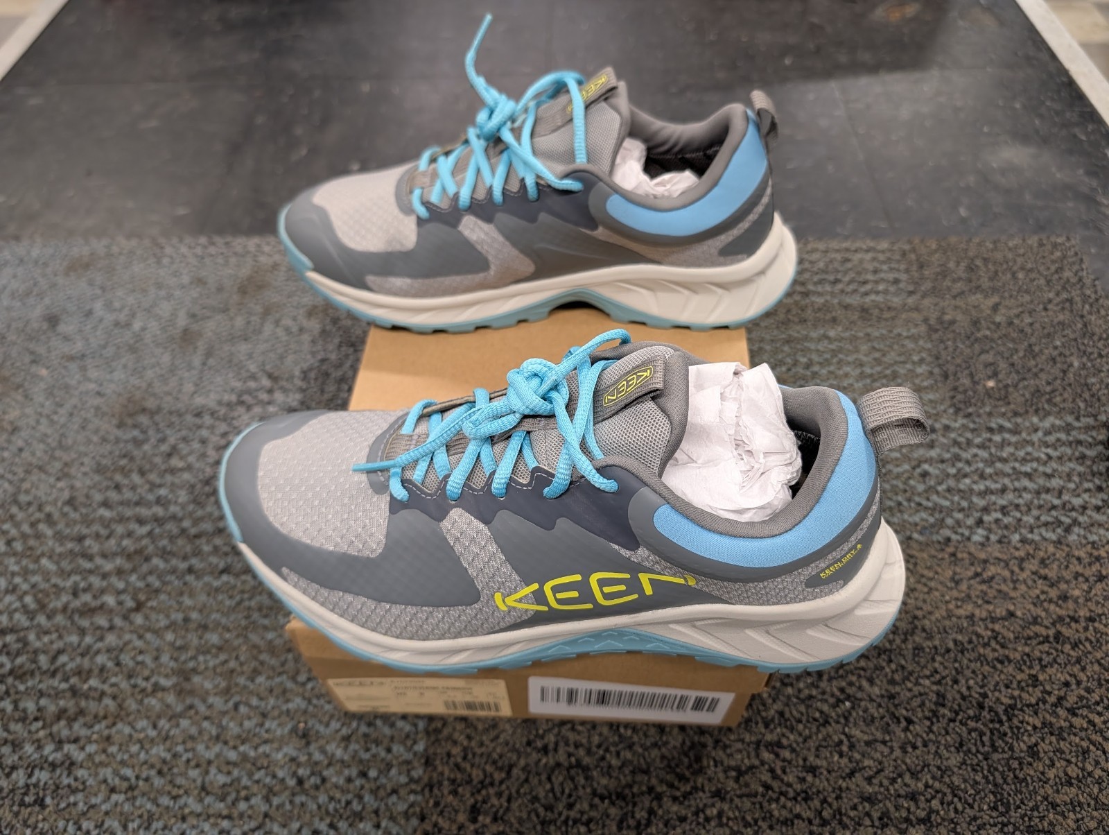 Keen Women’s Versacore Waterproof Outdoor Shoes SZ 9 Alloy/Primrose Factory 2nd