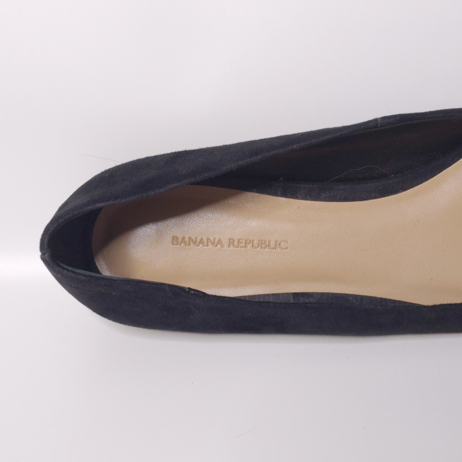 BANANA REPUBLIC Suede Ballet Flats Minimalist Comfort Office Travel Womens Sz 11