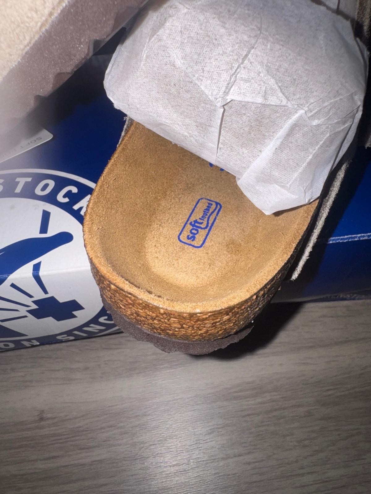 Birkenstock Beige Suede Slide Sandals US 8 EU 39 Narrow Adjustable