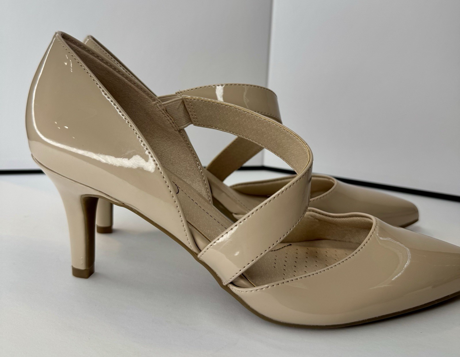 LifeStride Magnetic Pump – Simply Comfort / Soft System – Almond Nude Slingback