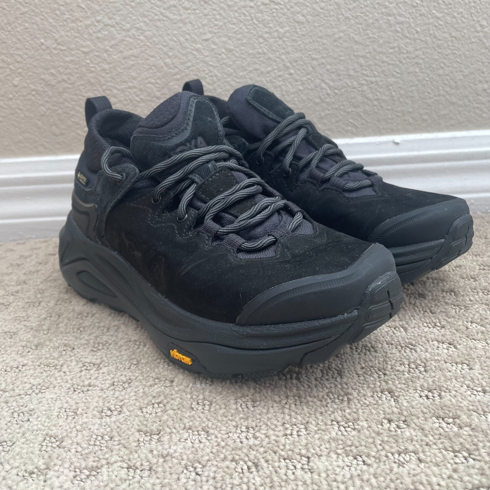 Hoka One Kaha 3 Low GTX Gore-Tex Vibram Hiking Trail Shoes Women US 6B NWOB $220