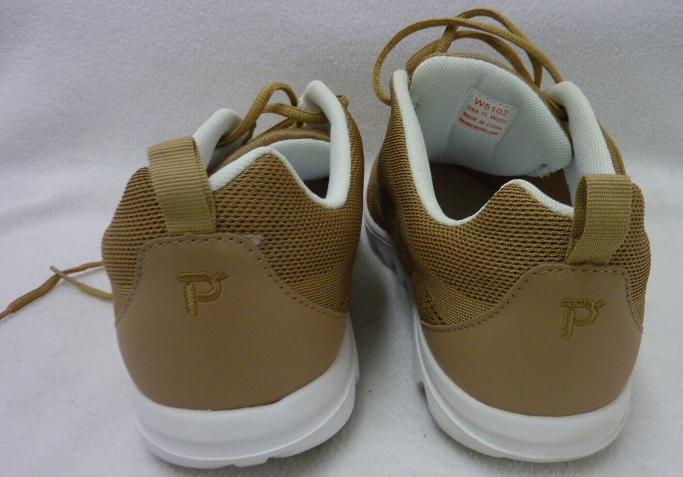 PROPET TRAVELACTIV WALKING WOMENS DARK TAN SNEAKERS SHOES SIZE 11 D(W) W5102