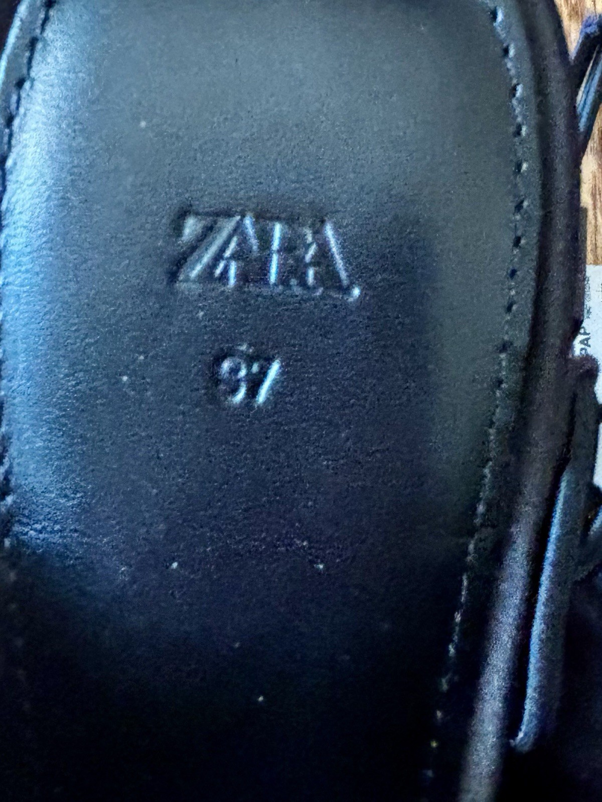 Zara Animal Print 100% Mules Leopard Print Square Toe 3.25in Heel Sz 37/6.5. NWT