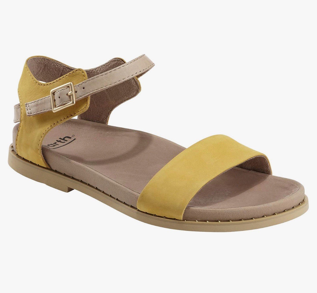 Women’s Earth Origins Grove Cameo Yellow Sandals Size 9.5M