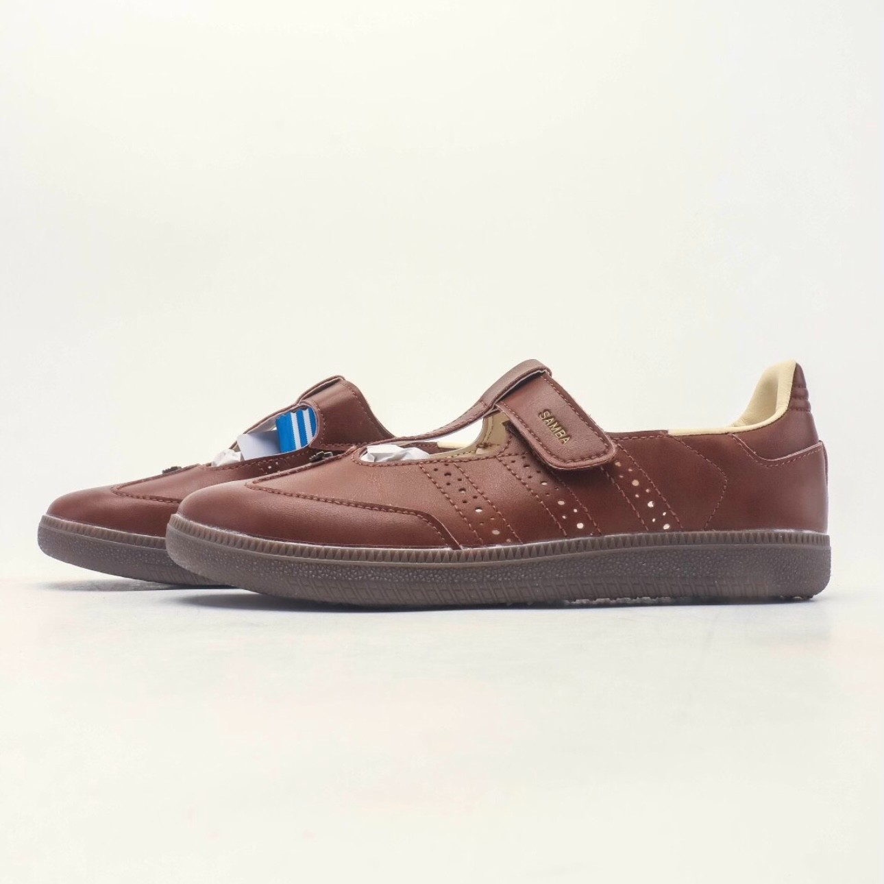 Adidas Originals Samba Jane HP 7130 Brown Women Casual Sneakers Shoes New