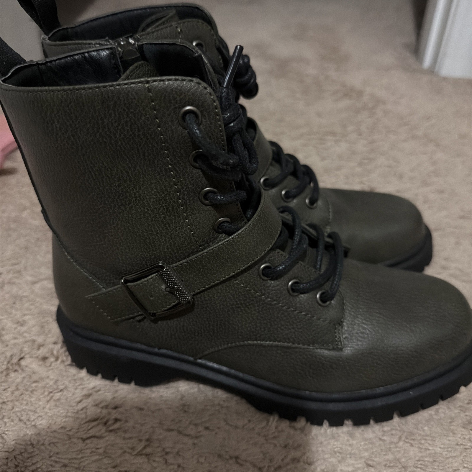 Unionbay Green Boots Size 8