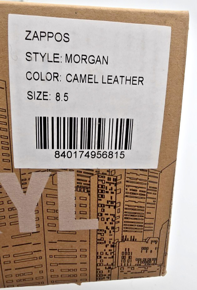 FARYL by Farylrobin Women’s 8.5 Morgan Camel Leather Sandal NWT Comfort Strappy