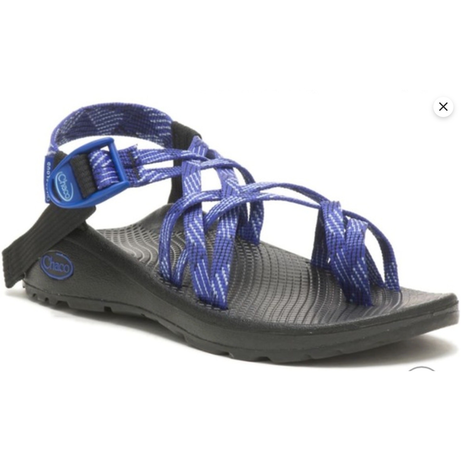 Chaco Z Cloud X2 Overhaul Blue slip resistant adjustable water sandals women’s 6