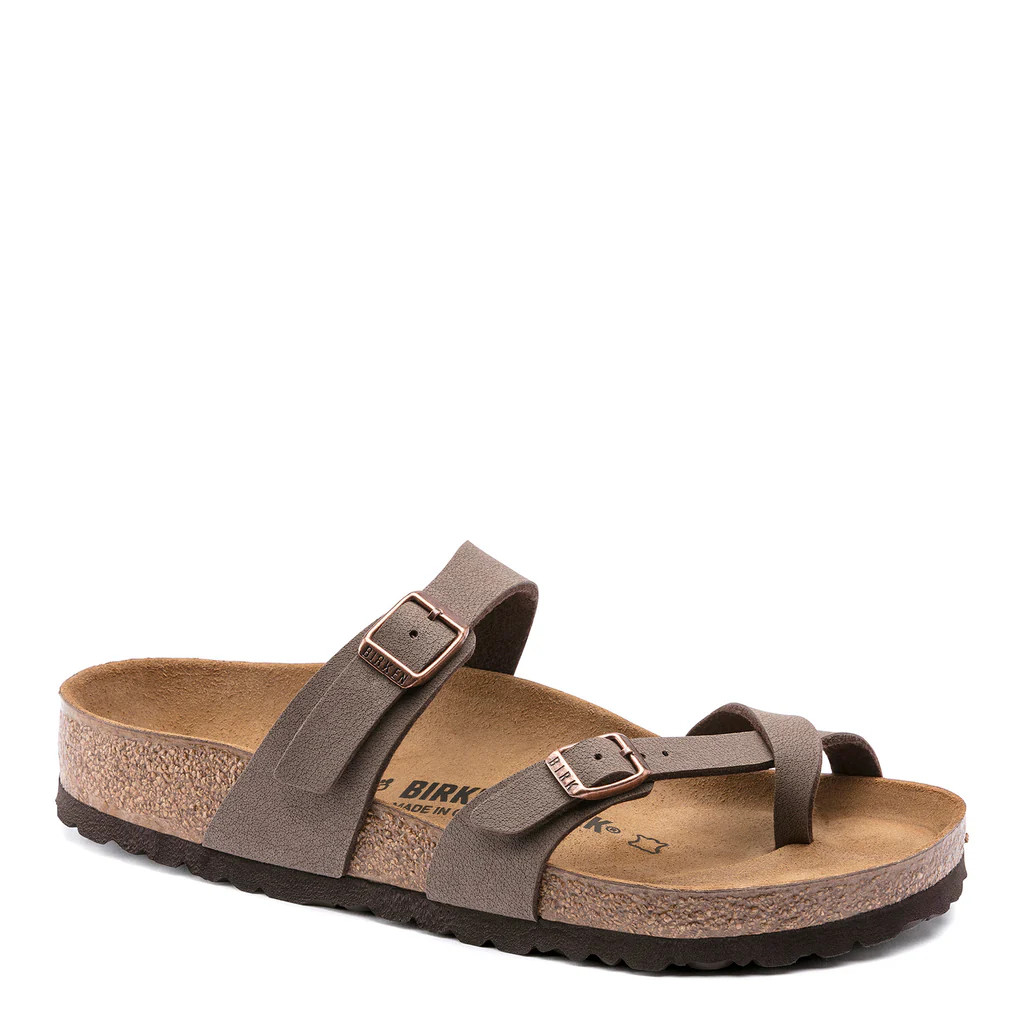 Birkenstock Mayari Birkibuc Mocha Sandals Wide Size Women’s Shoes New w/ Box
