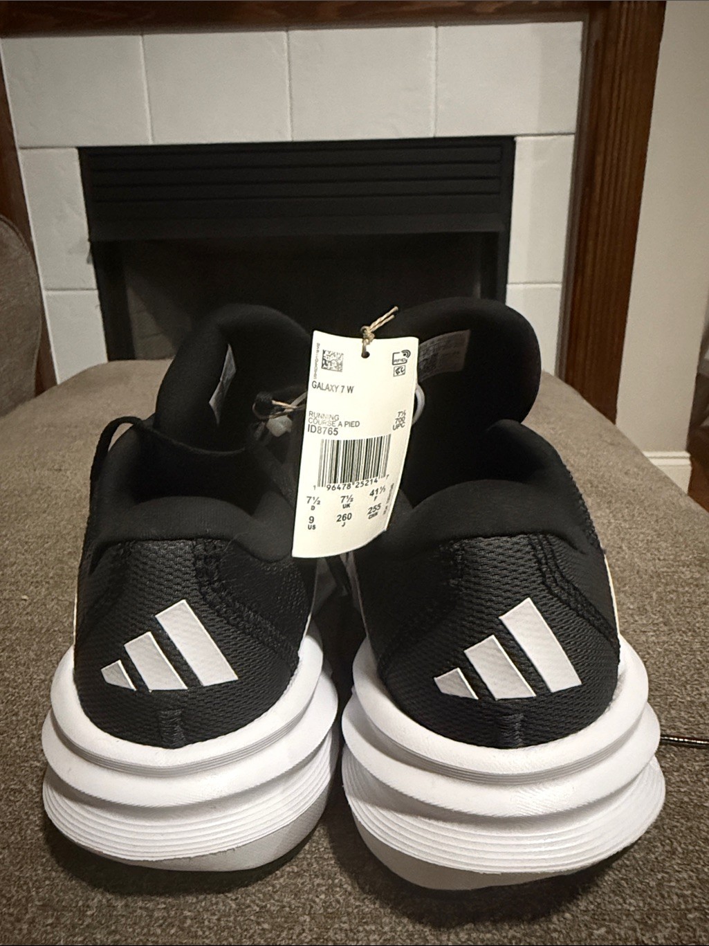 adidas Black and White Cloudfoam Athletic Shoes NWT No Box