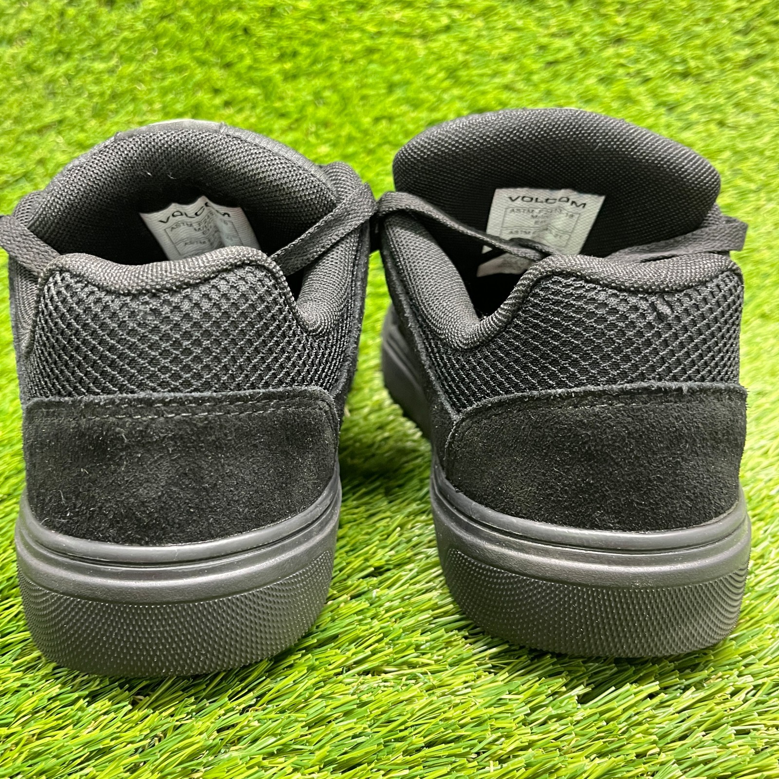 Volcom Evolve Low Womens Size 7 Triple Black Composite Toe Safety Working Shoes