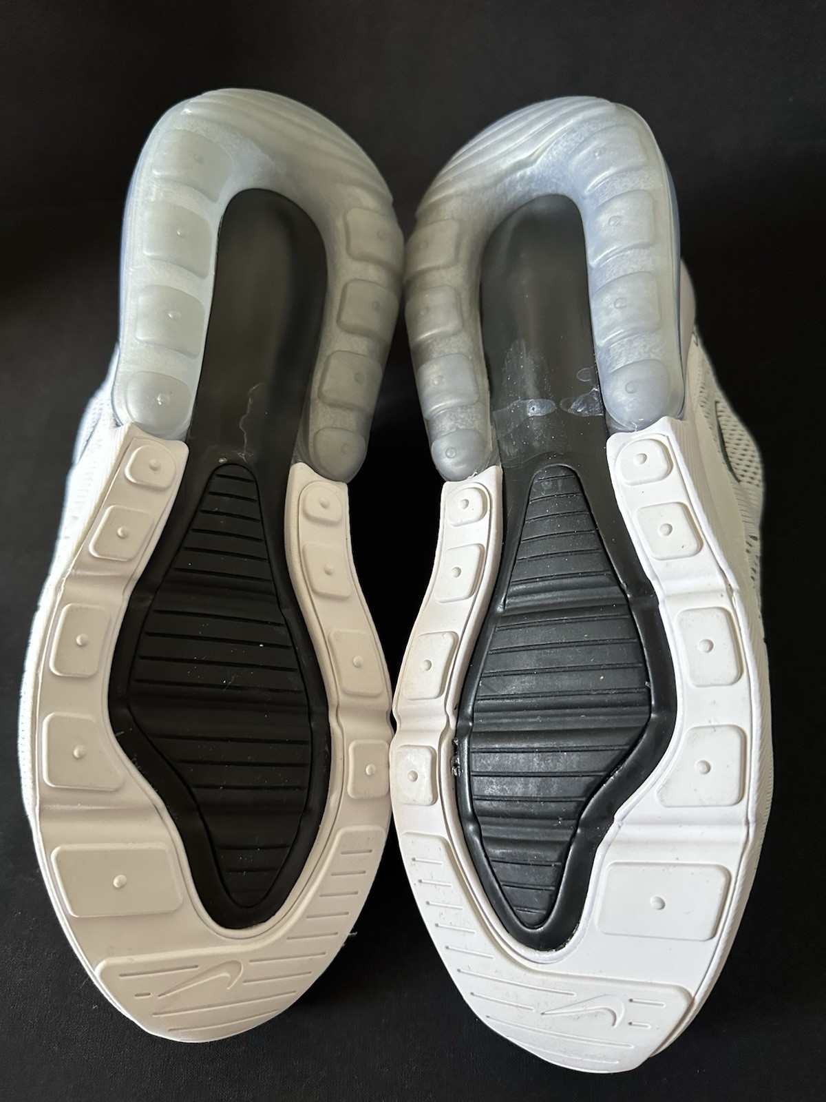 Nike Air Max 270 White Black Oreo Shoes Women Sz 5 Men 3.5 New Rare AH6789-100