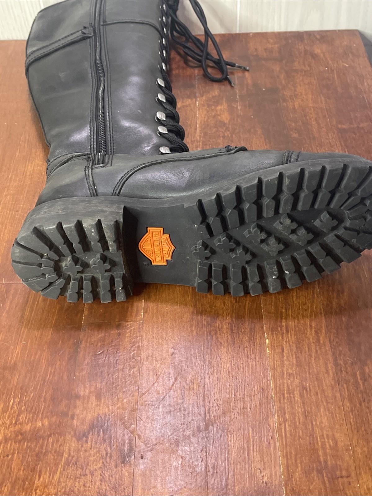 Harley-Davidson Women’s Beechwood 15″ Motorcycle Boots Black Size 9M D83856
