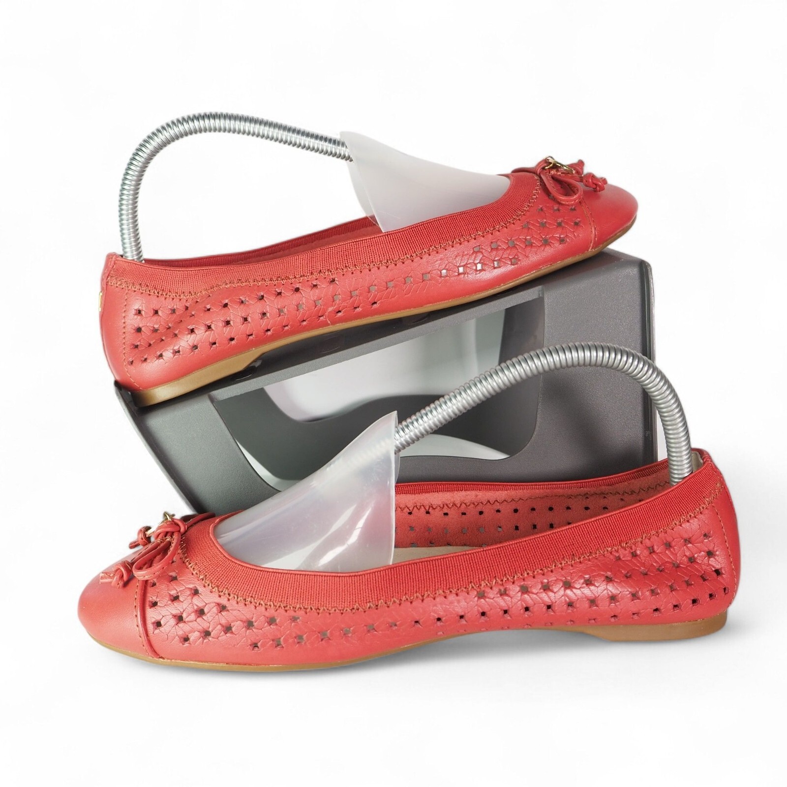 Sperry Top-Sider Elise Perforated Ballet Flats Salmon Pink STS93221 Women’s 8M