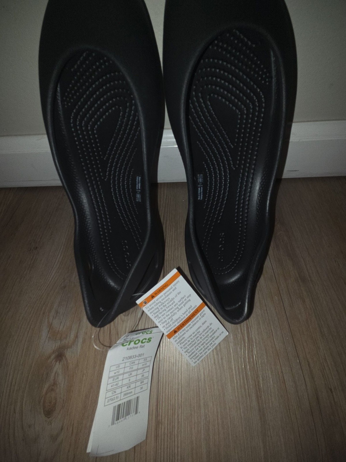 Crocs Women’s Kadee Flats Black Slip-On Shoes