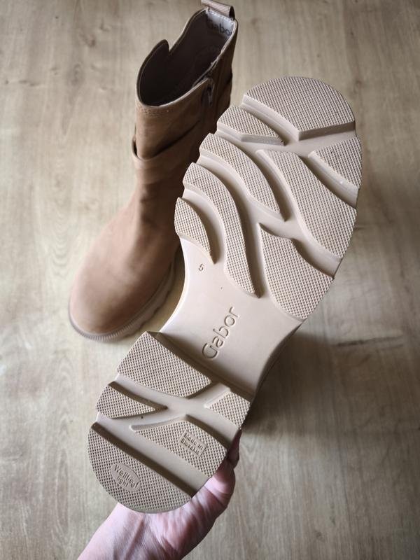 Women Gabor boots beige nubuck 39