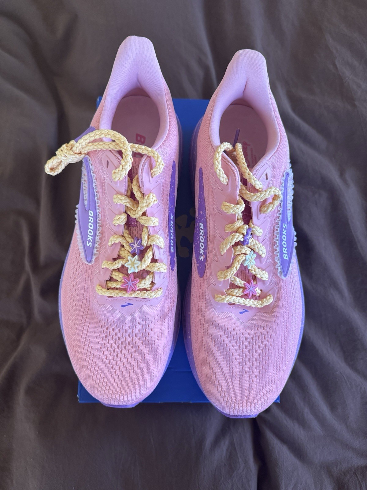 RunDisney Brooks Ghost 17 Rapunzel Princess Shoes Women’s Size 12 ✨Tangled✨