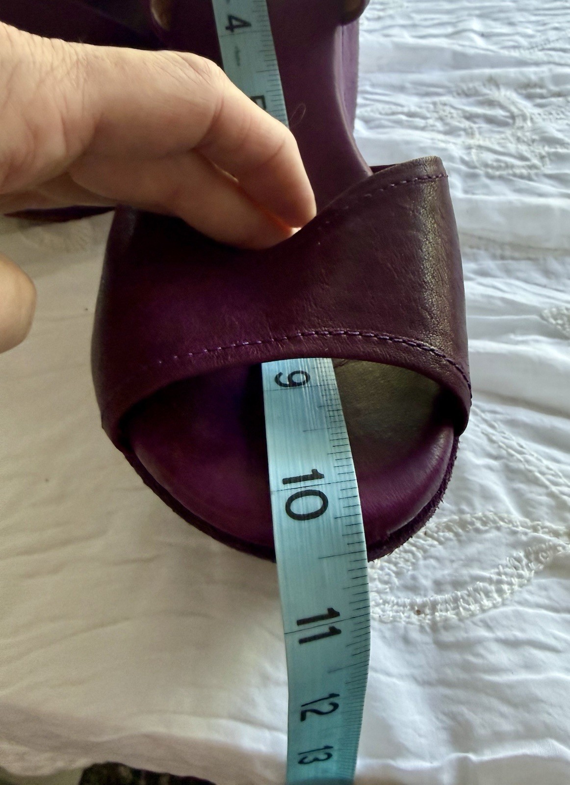 Gee Wawa Purple Torino Mega Platform Wedge Sandals Sz 9 Chunky Boho Goth RARE