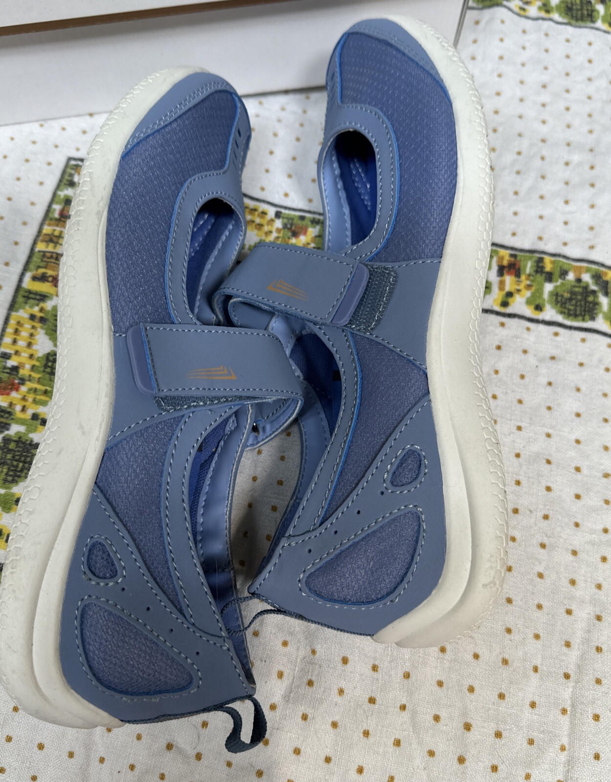 Copper Fit Womens Mary Jane Strap Blue Shoes Size 7 Medium (B,M) New W/Box