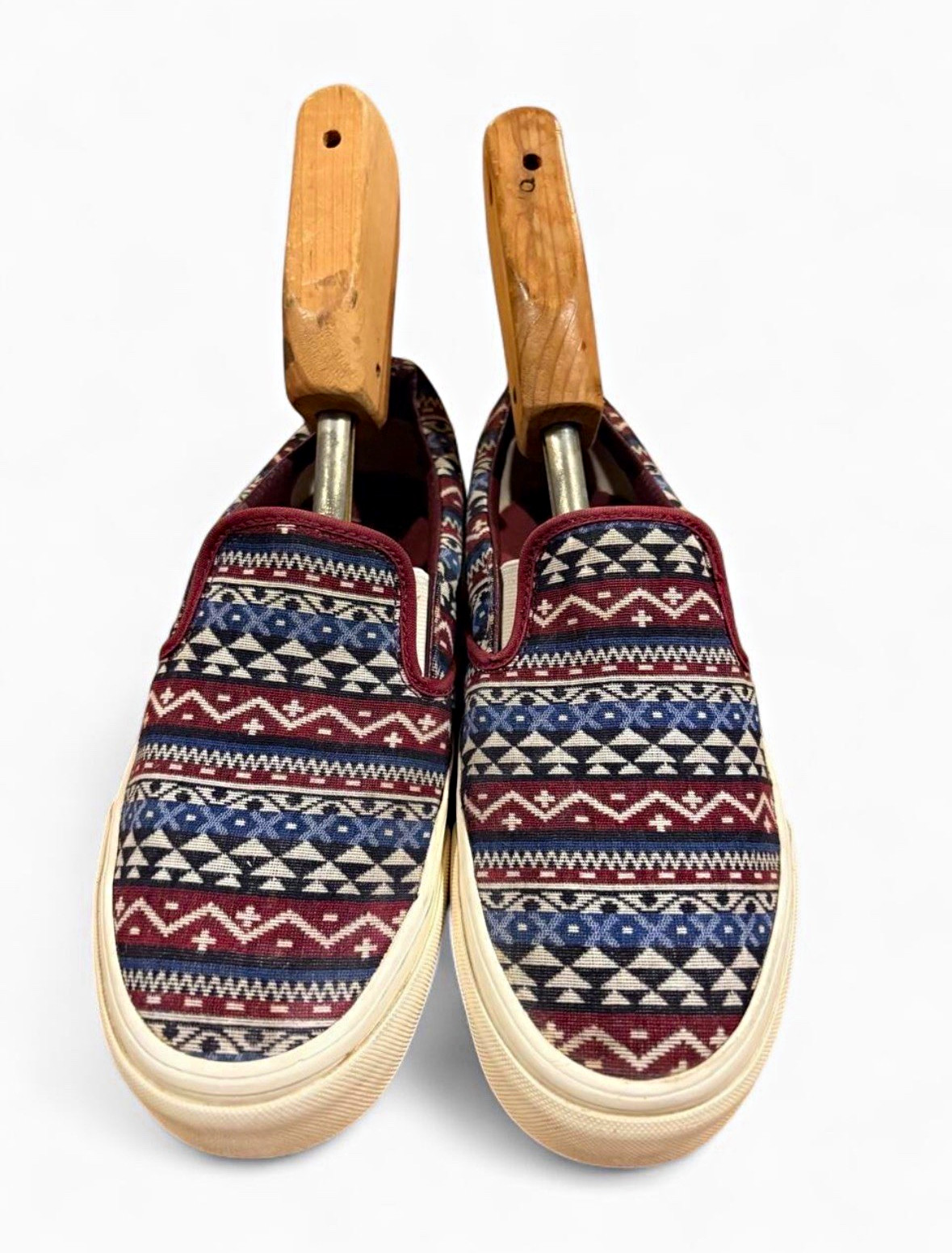 Vans Slip-On Canvas Blanket Weave Geometric Slip-On Women’s 8 Men’s 6 EU 38.5