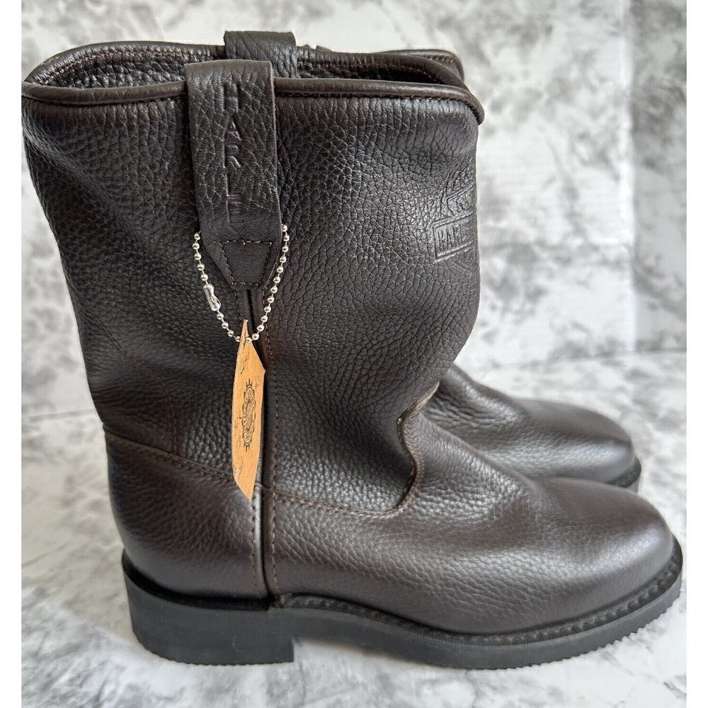 Harley Davidson Womens Size 5 M Brown Leather Boots New