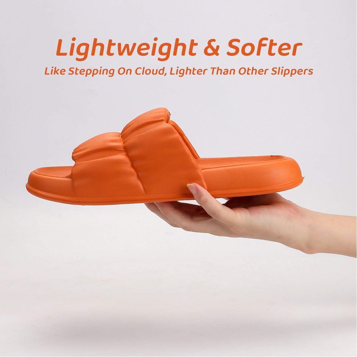 Outdoor Slides Anti-Slip Sandals Ultra Soft Slippers Cloud Shower Home Shoes