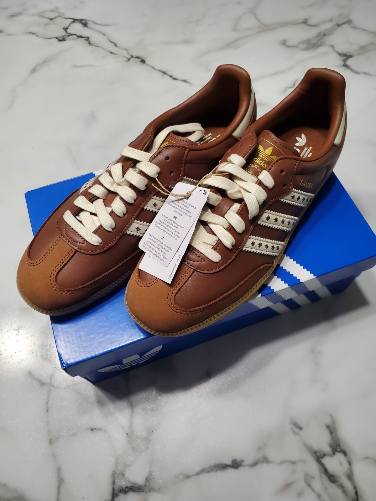 Adidas Samba OG W Brown NIB us size 10.5, UK 9