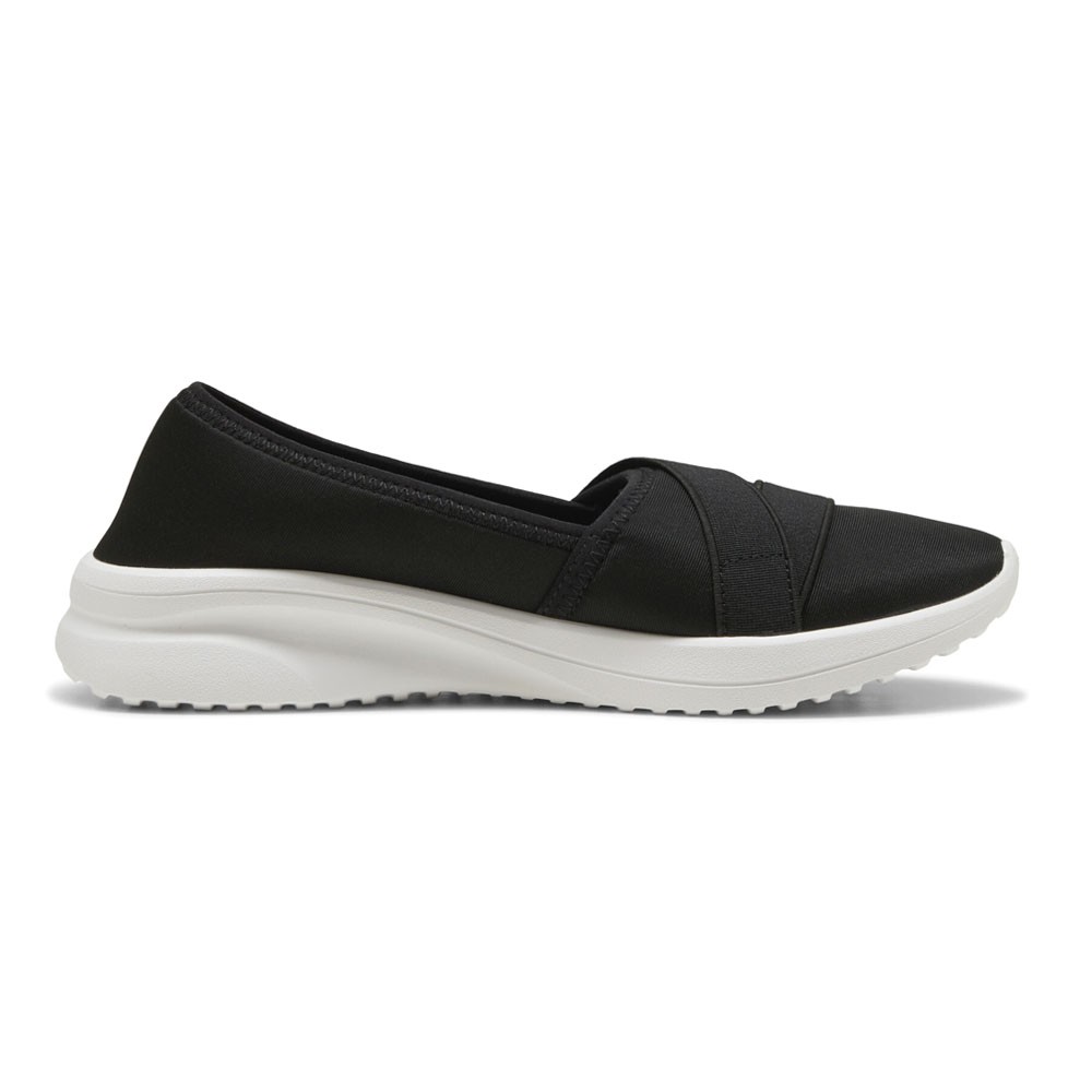 PUMA Adelina 2 Slip On Womens Black Flats Casual 40023601