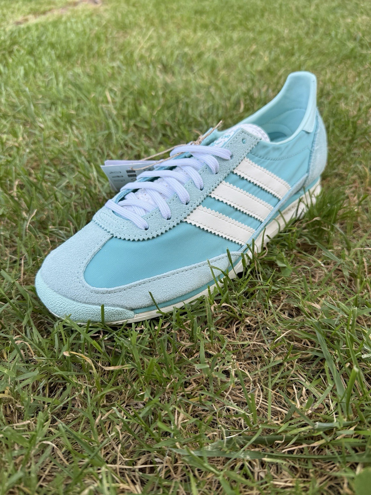 Adidas Originals Women’s Mint Aqua White SL 72 OG Shoes Sneakers JI0199
