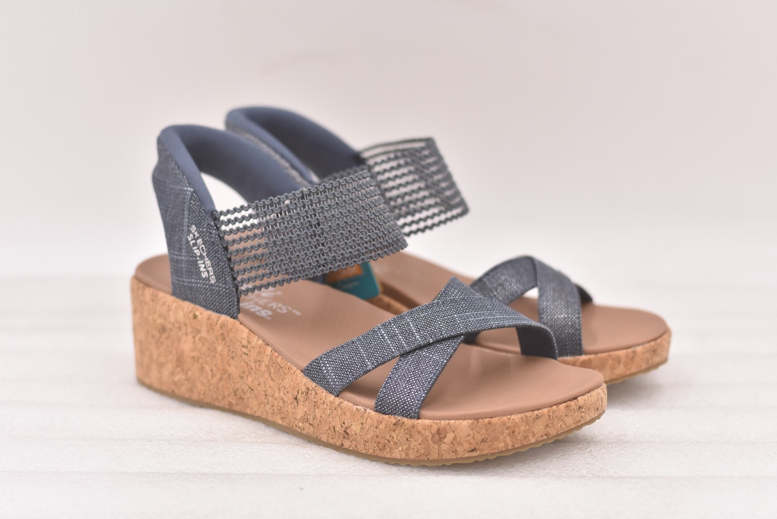 Women’s Skechers Slip-ins Beverlee Lux Sandal in Navy Size 6.5 119594/NVY