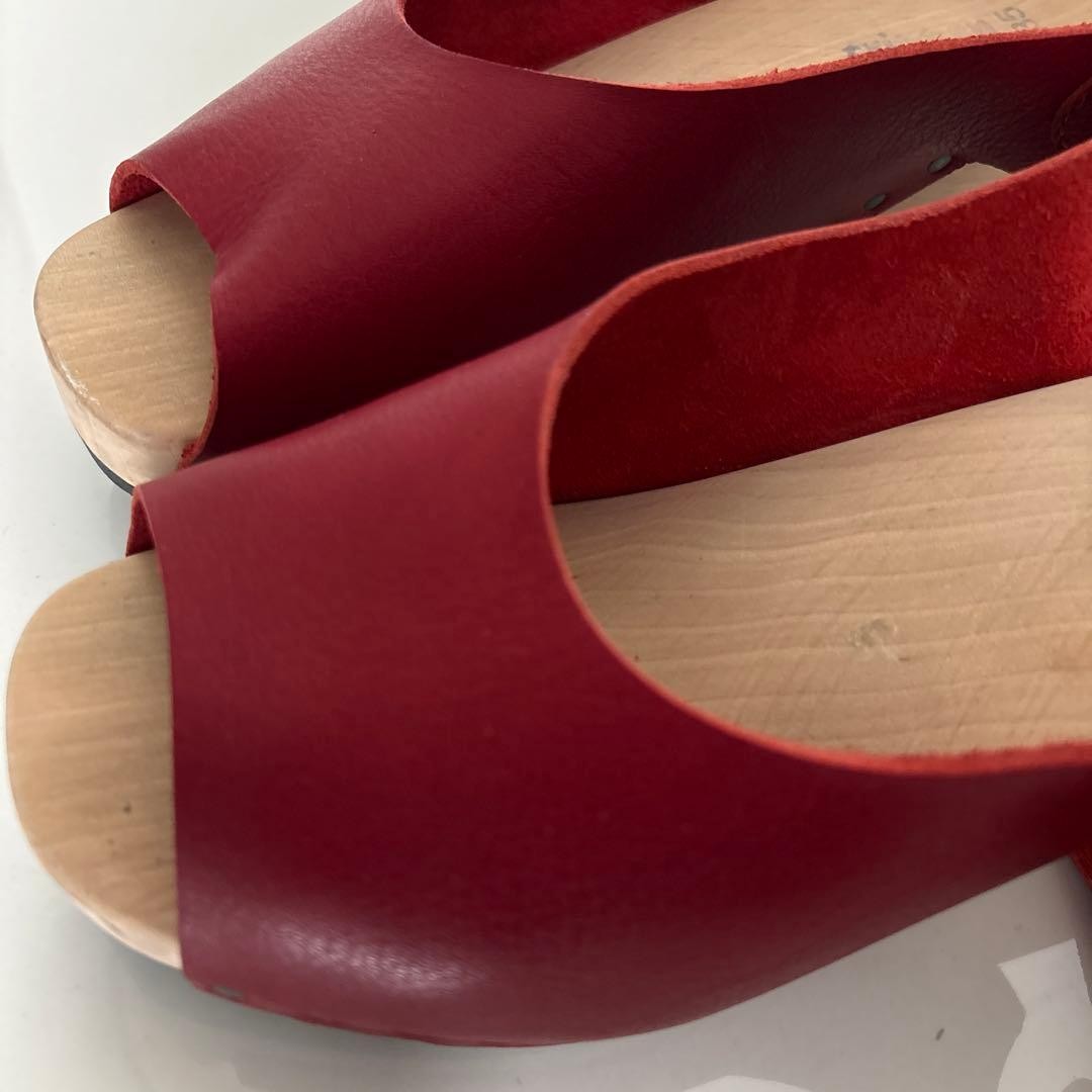 Trippen Women’s Red Sandals US5.5 / 22.5cm Near Mint